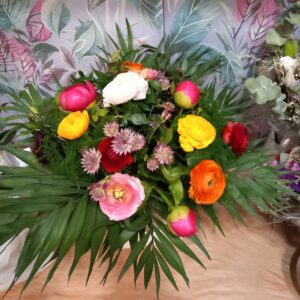 Bouquet coloré spéciale fête des mamans